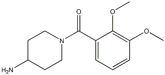 1-(2,3-dimethoxybenzoyl)piperidin-4-amine,,结构式