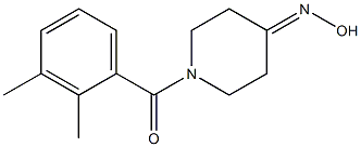 1-(2,3-dimethylbenzoyl)piperidin-4-one oxime Structure