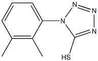 1-(2,3-dimethylphenyl)-1H-1,2,3,4-tetrazole-5-thiol Struktur