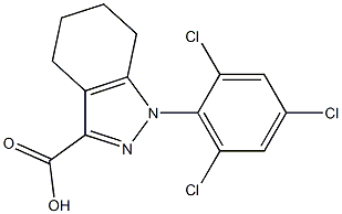 1-(2,4,6-trichlorophenyl)-4,5,6,7-tetrahydro-1H-indazole-3-carboxylic acid|