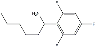1-(2,4,6-trifluorophenyl)hexan-1-amine Structure