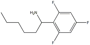 1-(2,4,6-trifluorophenyl)hexan-1-amine 结构式