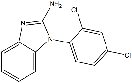 1-(2,4-dichlorophenyl)-1H-1,3-benzodiazol-2-amine Structure
