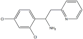 1-(2,4-dichlorophenyl)-2-(pyridin-2-yl)ethan-1-amine Struktur