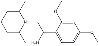 1-(2,4-dimethoxyphenyl)-2-(2,6-dimethylpiperidin-1-yl)ethanamine