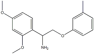 1-(2,4-dimethoxyphenyl)-2-(3-methylphenoxy)ethanamine