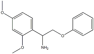 1-(2,4-dimethoxyphenyl)-2-phenoxyethanamine Structure