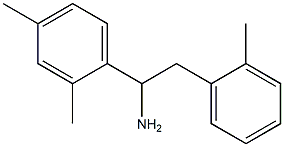 1-(2,4-dimethylphenyl)-2-(2-methylphenyl)ethan-1-amine Struktur