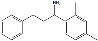 1-(2,4-dimethylphenyl)-3-phenylpropan-1-amine,,结构式