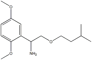 1-(2,5-dimethoxyphenyl)-2-(3-methylbutoxy)ethan-1-amine Structure