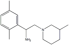  1-(2,5-dimethylphenyl)-2-(3-methylpiperidin-1-yl)ethanamine