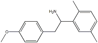 1-(2,5-dimethylphenyl)-2-(4-methoxyphenyl)ethan-1-amine|