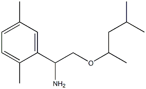 1-(2,5-dimethylphenyl)-2-[(4-methylpentan-2-yl)oxy]ethan-1-amine