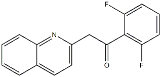 1-(2,6-difluorophenyl)-2-(quinolin-2-yl)ethan-1-one Structure