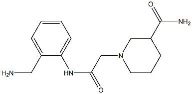  1-(2-{[2-(aminomethyl)phenyl]amino}-2-oxoethyl)piperidine-3-carboxamide