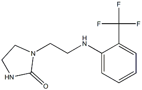 1-(2-{[2-(trifluoromethyl)phenyl]amino}ethyl)imidazolidin-2-one