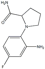  1-(2-amino-4-fluorophenyl)pyrrolidine-2-carboxamide