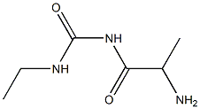 1-(2-aminopropanoyl)-3-ethylurea Structure