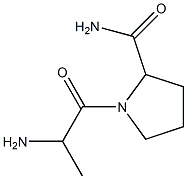 1-(2-aminopropanoyl)pyrrolidine-2-carboxamide Structure