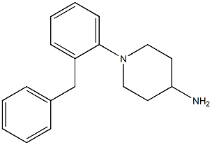 1-(2-benzylphenyl)piperidin-4-amine Struktur
