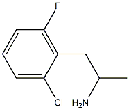 1-(2-chloro-6-fluorophenyl)propan-2-amine Structure