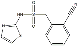 1-(2-cyanophenyl)-N-(1,3-thiazol-2-yl)methanesulfonamide