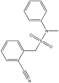 1-(2-cyanophenyl)-N-methyl-N-phenylmethanesulfonamide