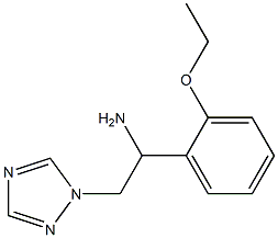 1-(2-ethoxyphenyl)-2-(1H-1,2,4-triazol-1-yl)ethanamine Struktur