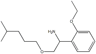 1-(2-ethoxyphenyl)-2-[(4-methylpentyl)oxy]ethan-1-amine Structure