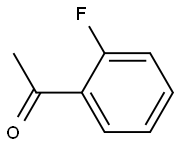 1-(2-fluorophenyl)ethan-1-one 化学構造式