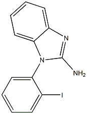 1-(2-iodophenyl)-1H-1,3-benzodiazol-2-amine Structure