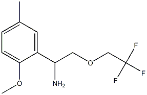 1-(2-methoxy-5-methylphenyl)-2-(2,2,2-trifluoroethoxy)ethanamine Structure