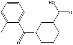 1-(2-methylbenzoyl)piperidine-3-carboxylic acid