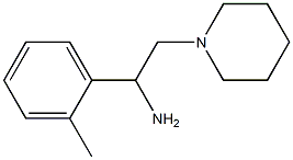 1-(2-methylphenyl)-2-piperidin-1-ylethanamine Structure