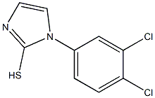 1-(3,4-dichlorophenyl)-1H-imidazole-2-thiol 结构式