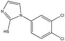 1-(3,4-dichlorophenyl)-1H-imidazole-2-thiol 化学構造式