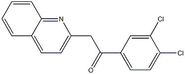 1-(3,4-dichlorophenyl)-2-(quinolin-2-yl)ethan-1-one