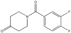 1-(3,4-difluorobenzoyl)piperidin-4-one