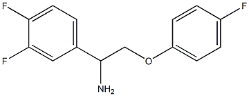 1-(3,4-difluorophenyl)-2-(4-fluorophenoxy)ethanamine