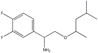 1-(3,4-difluorophenyl)-2-[(4-methylpentan-2-yl)oxy]ethan-1-amine