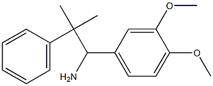 1-(3,4-dimethoxyphenyl)-2-methyl-2-phenylpropan-1-amine Structure