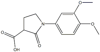 1-(3,4-dimethoxyphenyl)-2-oxopyrrolidine-3-carboxylic acid