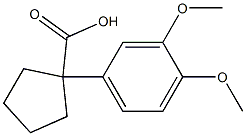1-(3,4-dimethoxyphenyl)cyclopentane-1-carboxylic acid