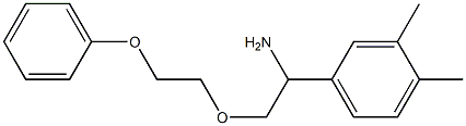 1-(3,4-dimethylphenyl)-2-(2-phenoxyethoxy)ethan-1-amine|