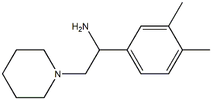 1-(3,4-dimethylphenyl)-2-(piperidin-1-yl)ethan-1-amine