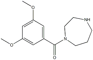 1-(3,5-dimethoxybenzoyl)-1,4-diazepane Structure