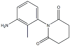 1-(3-amino-2-methylphenyl)piperidine-2,6-dione Structure