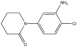 1-(3-amino-4-chlorophenyl)piperidin-2-one Structure