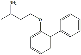 1-(3-aminobutoxy)-2-phenylbenzene Structure