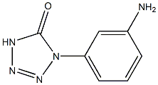 1-(3-aminophenyl)-1,4-dihydro-5H-tetrazol-5-one Structure
